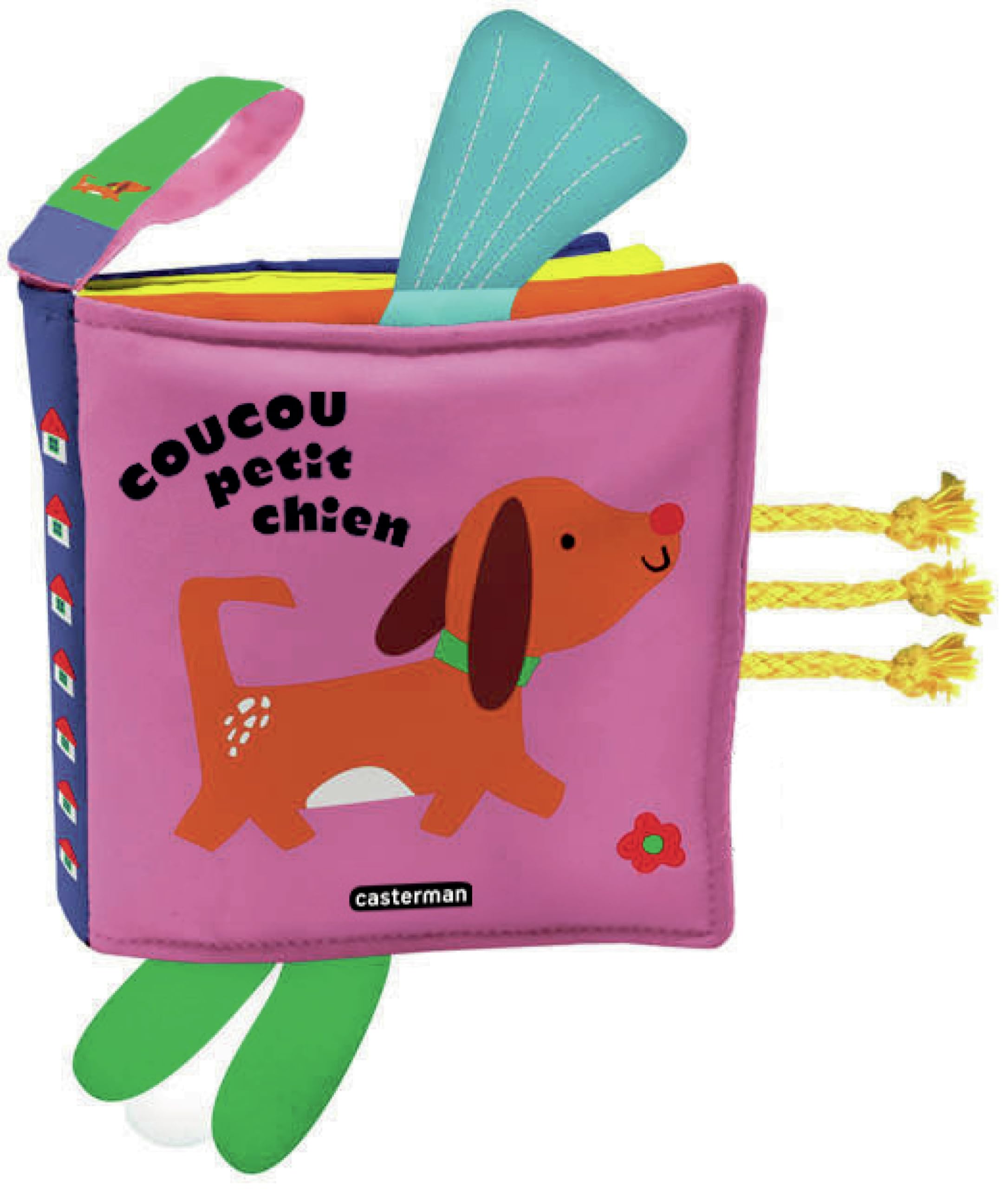 Coucou petit chien - Livre tissu