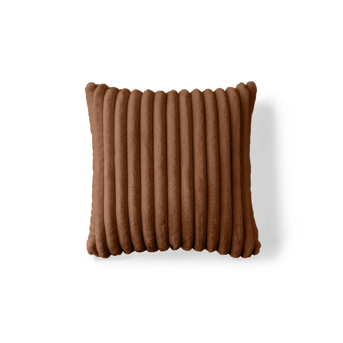 Sierra - coussin - en fausse fourrure côtelé - 50x50 cm - Lisa Design