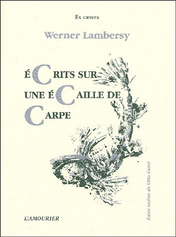 Ecrits sur une ecaille de carpe