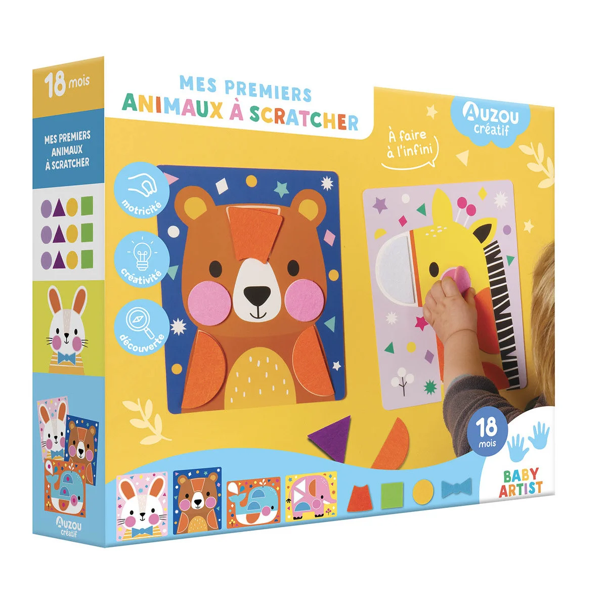 Coffret Mes premiers Animaux à scratcher - Auzou