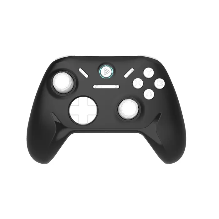 Manette PC Onlan GP-PC-WL-BK sans fil 2,4 GHz, sticks Hall Effect 360° anti-drift, 19 boutons, mode turbo et double vibration, noir mat - Neuf