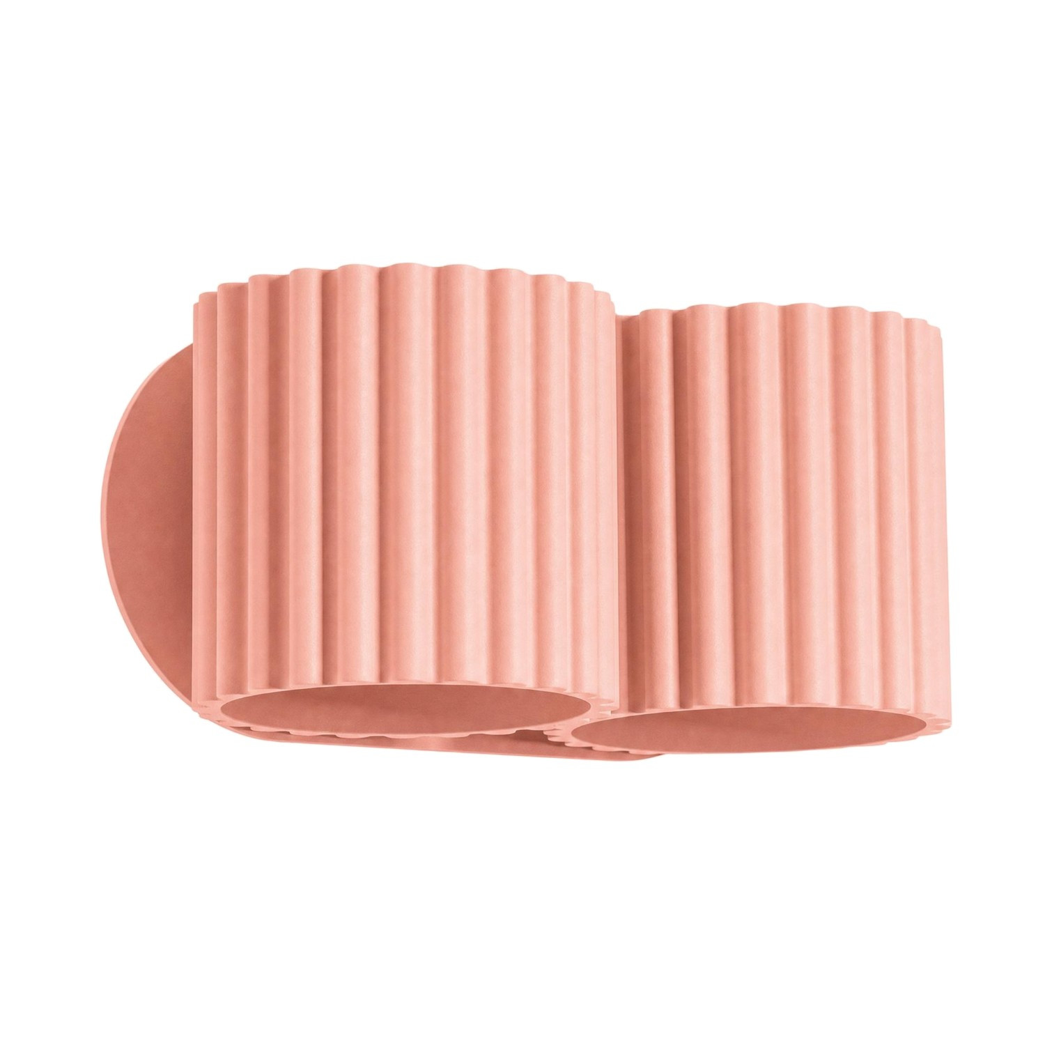 Appliques Aura Aluminium Pêche 2xg9 21cm Sollux