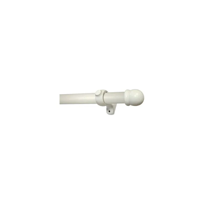 Kit Bois 2m Ø28mm Ogive Sans Anneaux Laqué Bla - Mobois