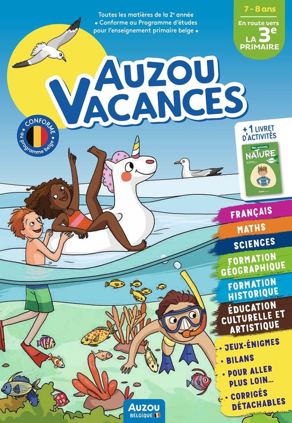 Auzou vacances - En route pour la 3e Primaire