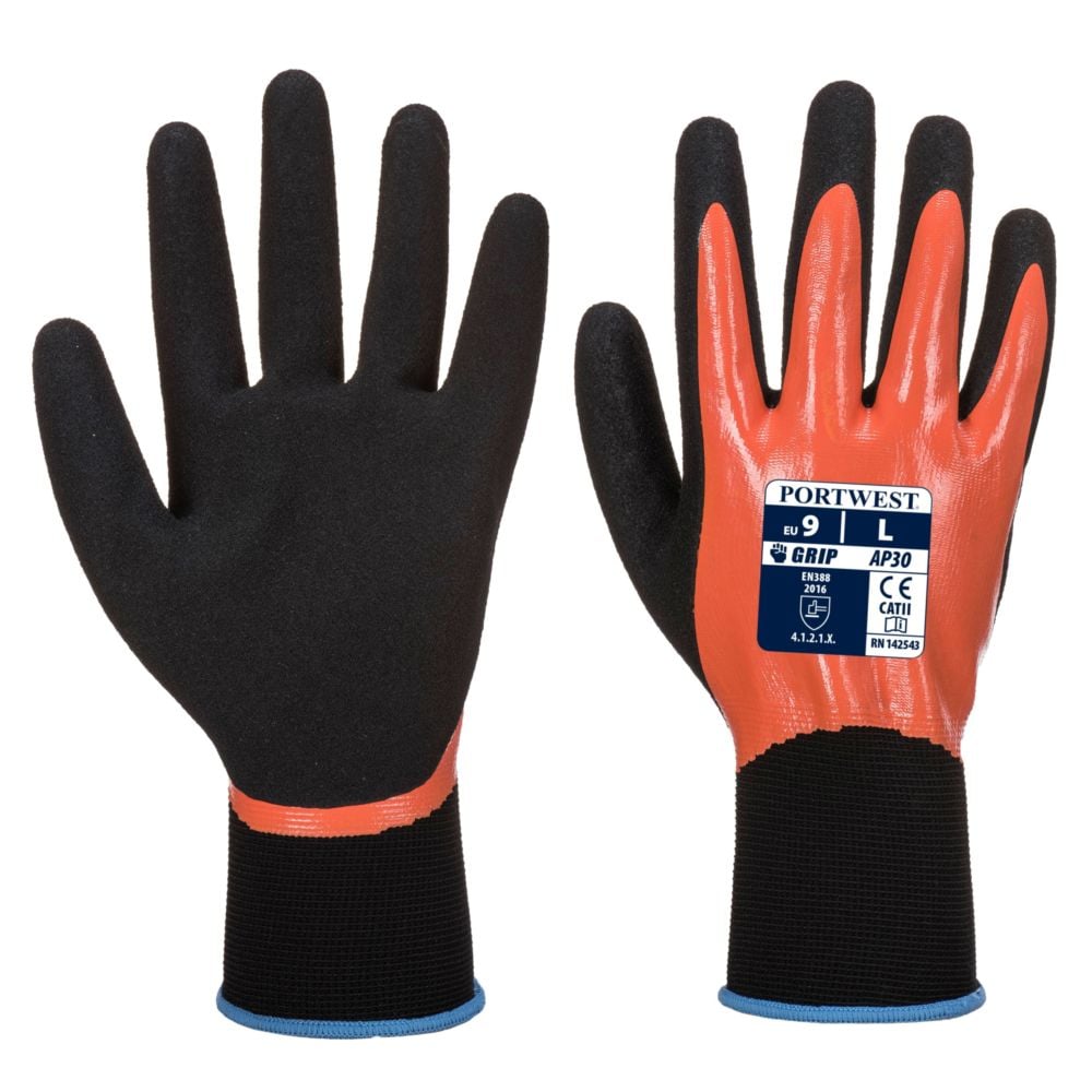 Gant Dermi Pro Couleur: Orange/noir Taille Xxl - Portwest