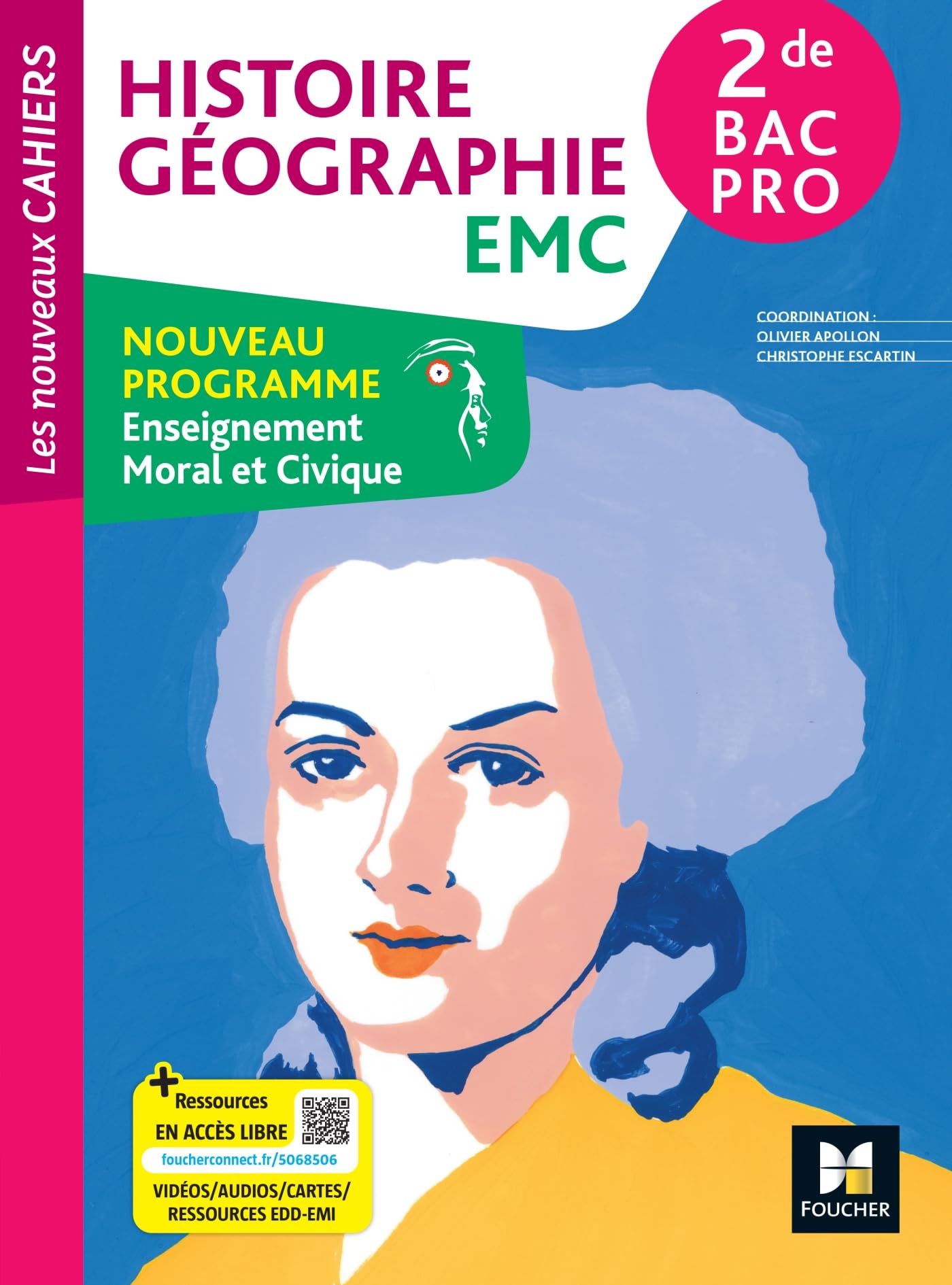 Histoire géographie, EMC 2de bac pro: nouveau programme enseignement moral et civique
