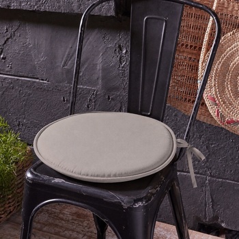 Galette Ronde En Polyester Couleur Uni