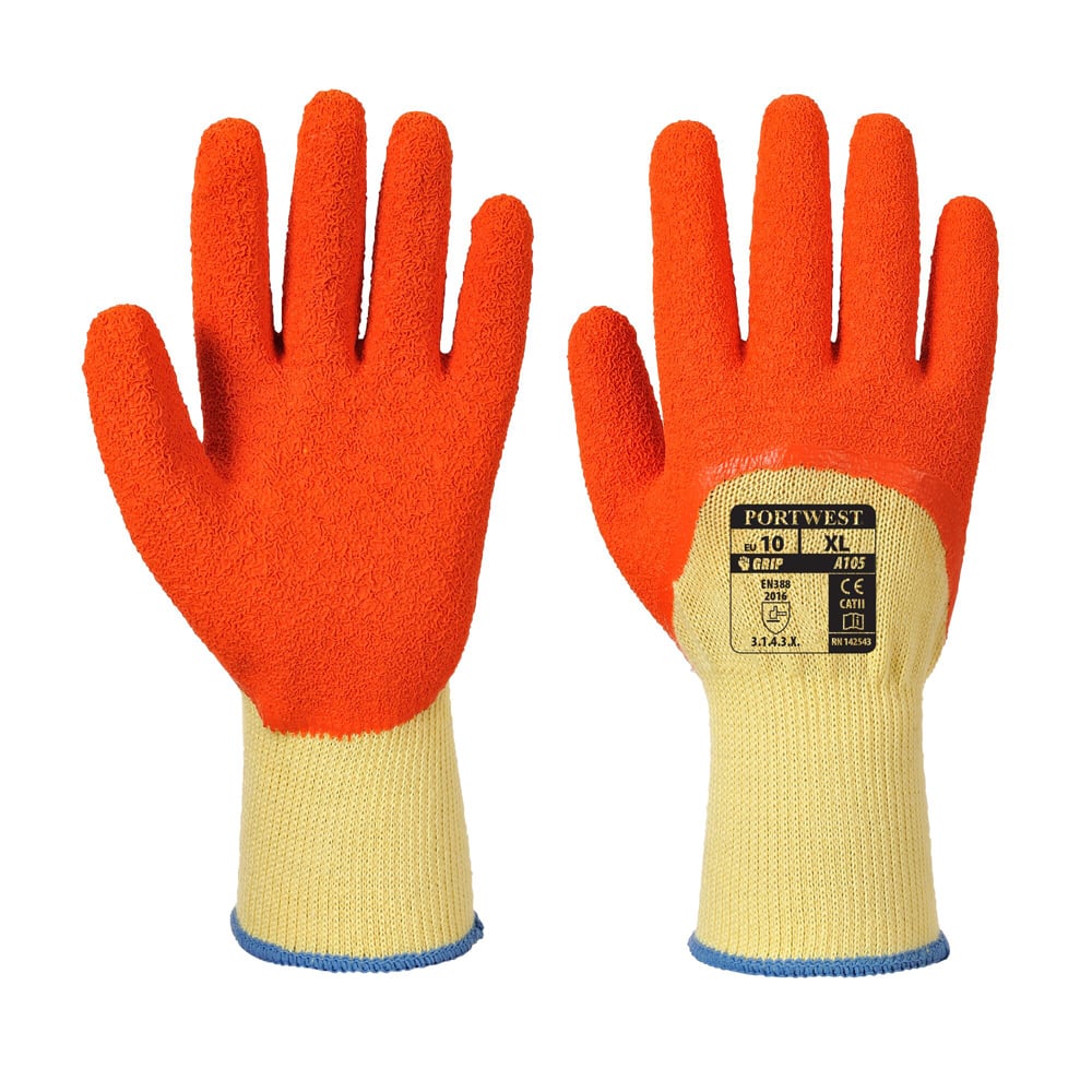 Gant Extra Grip Couleur: Jaune/orange Taille Xl - Portwest