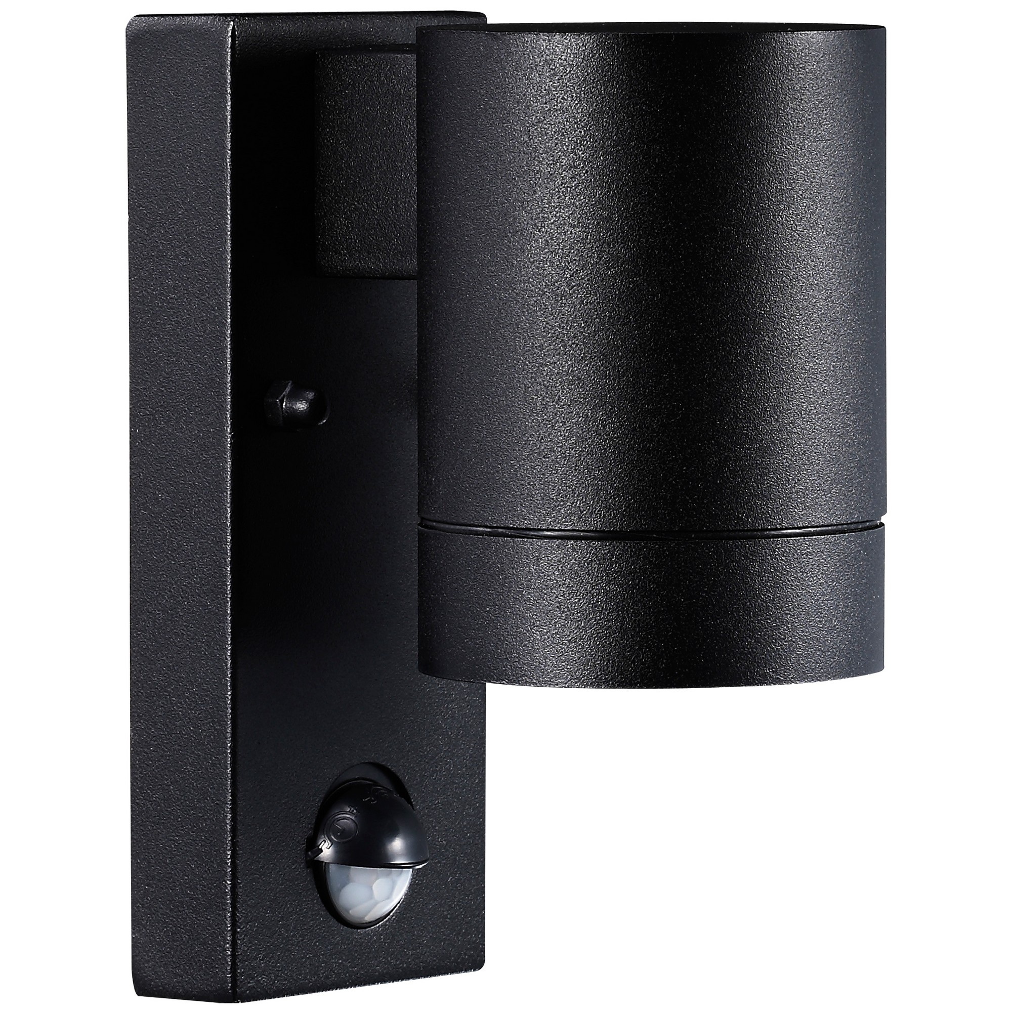Nordlux - Applique Murale Tin Maxi Sensor Métal Noir, H.16 - Ip54 - Gu10 / Extérieur