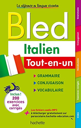 Bled italien: tout-en-un: grammaire, conjugaison, vocabulaire