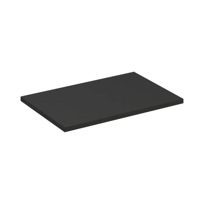 Plan vasque noir SAVIA 80 cm Plateau de 80 cm pour meuble sous vasque