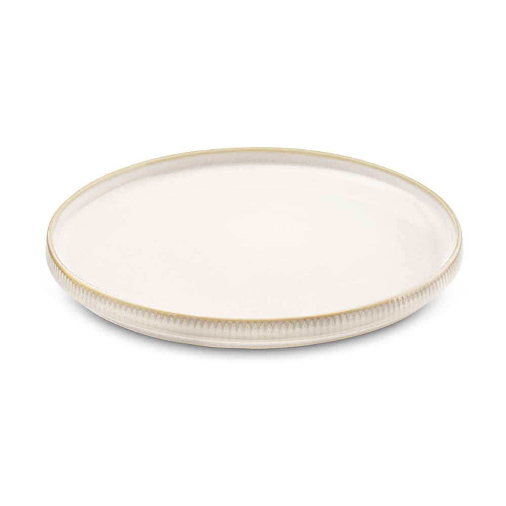 6 Assiette Plate Agora Beige - Amefa Medard De Noblat