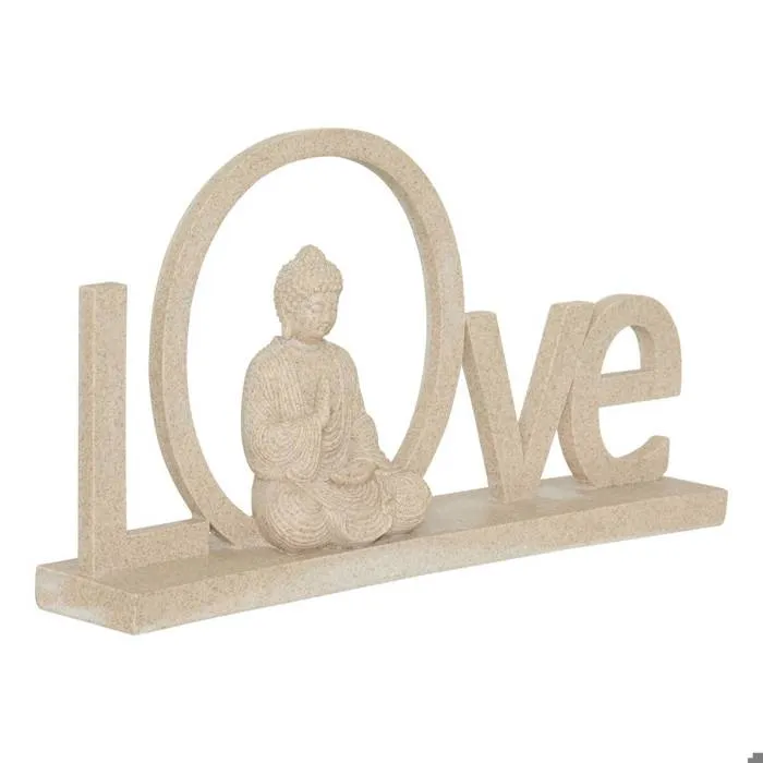 Objet déco Love Salma 36,5x7x20cm beige - Atmosphera Créateur d'intérieur