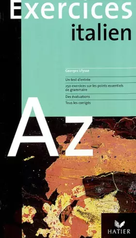 Exercices: L'Italien de A à Z - Collectif