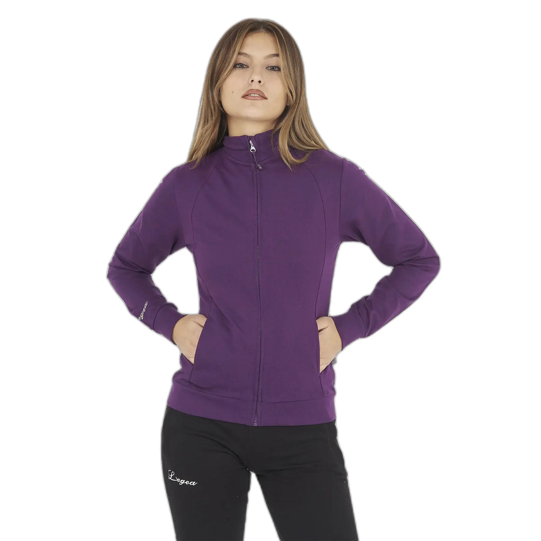 Sweatshirt cintré zippé femme Legea Ridaka