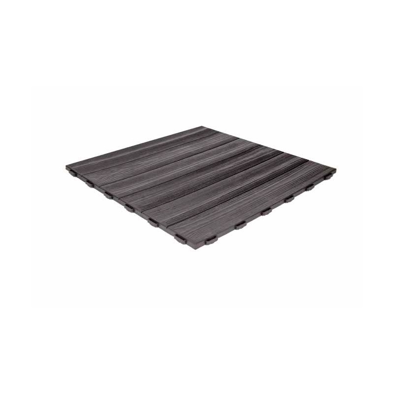 Artplast - Dalle Clipsable Jardin 'effet Bois' - Marron
