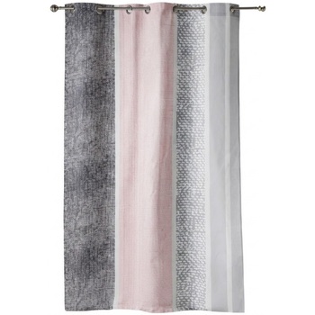 Rideau A Oeillets 140 X 240 Cm Textilio Rose