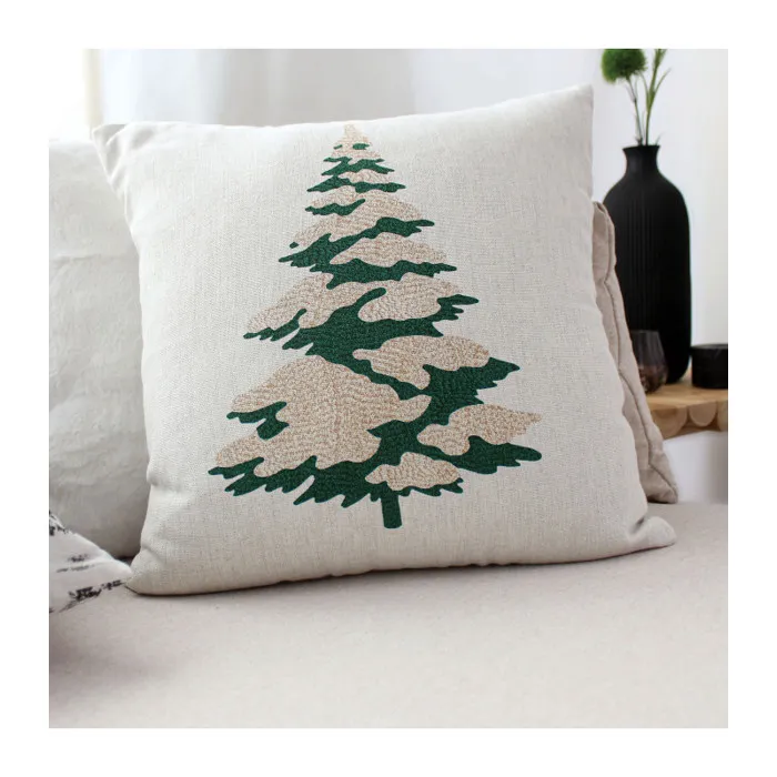 Coussin Déco De Noël "ebène" 40x40cm Multicolore
