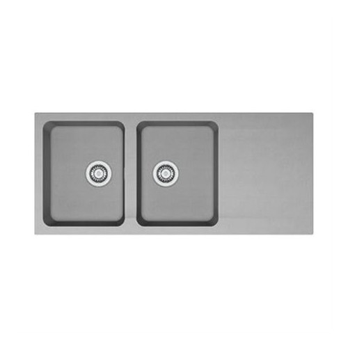 Franke - Vier De Synthèse Orion 2 Cuves + 1 Égouttoir Urban Grey France S.a.s