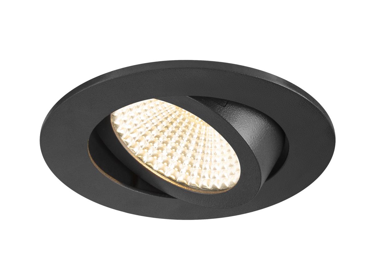 Spot Encastré New Tria® 68 Intérieur Rond Orientable Noir Led 83w - Slv - 1007392
