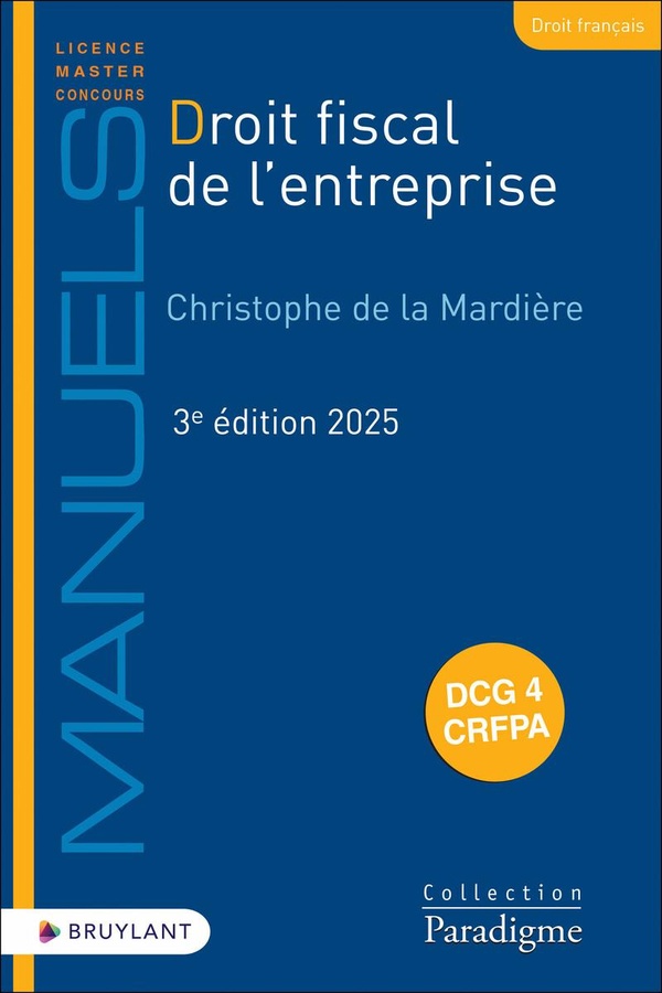 Droit fiscal de l'entreprise (3e édition)