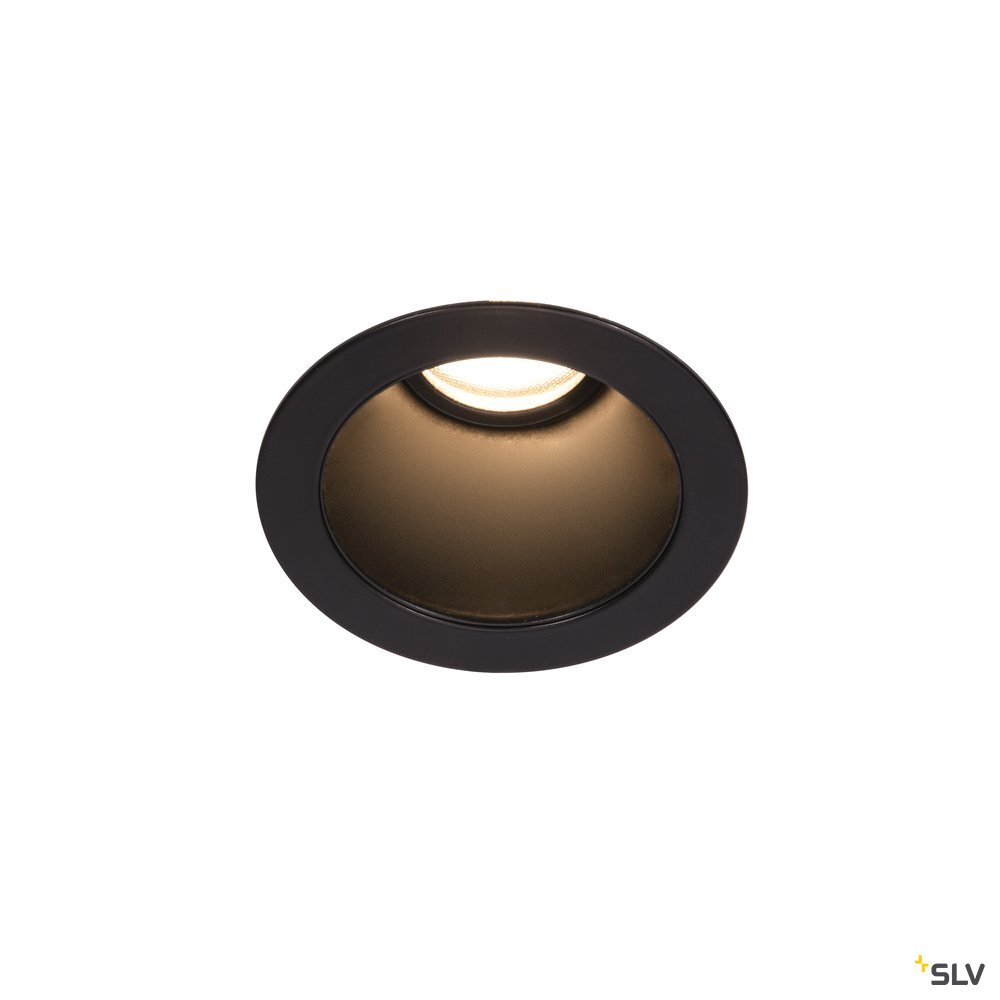 Slv - Encastrés Plafond Intérieurs Led Horn Magna Encastré De Plafond Ou Mural Intérieur Noir Led 77w 3000k 1002592