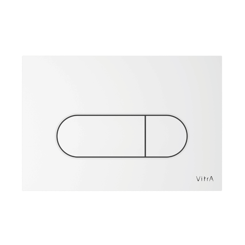 Plaque de commande VitrA Root Round Blanc