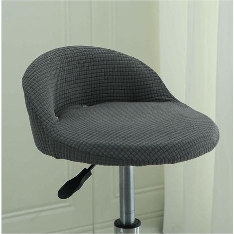 Housse De Tabouret Ronde Pivotant De Bar Avec Petit Dossier Lune Modernes Irrégulière Couvre Tabouret Haute Bar Cuisine Scandinave Couverture Housse Chaise Salle Manger