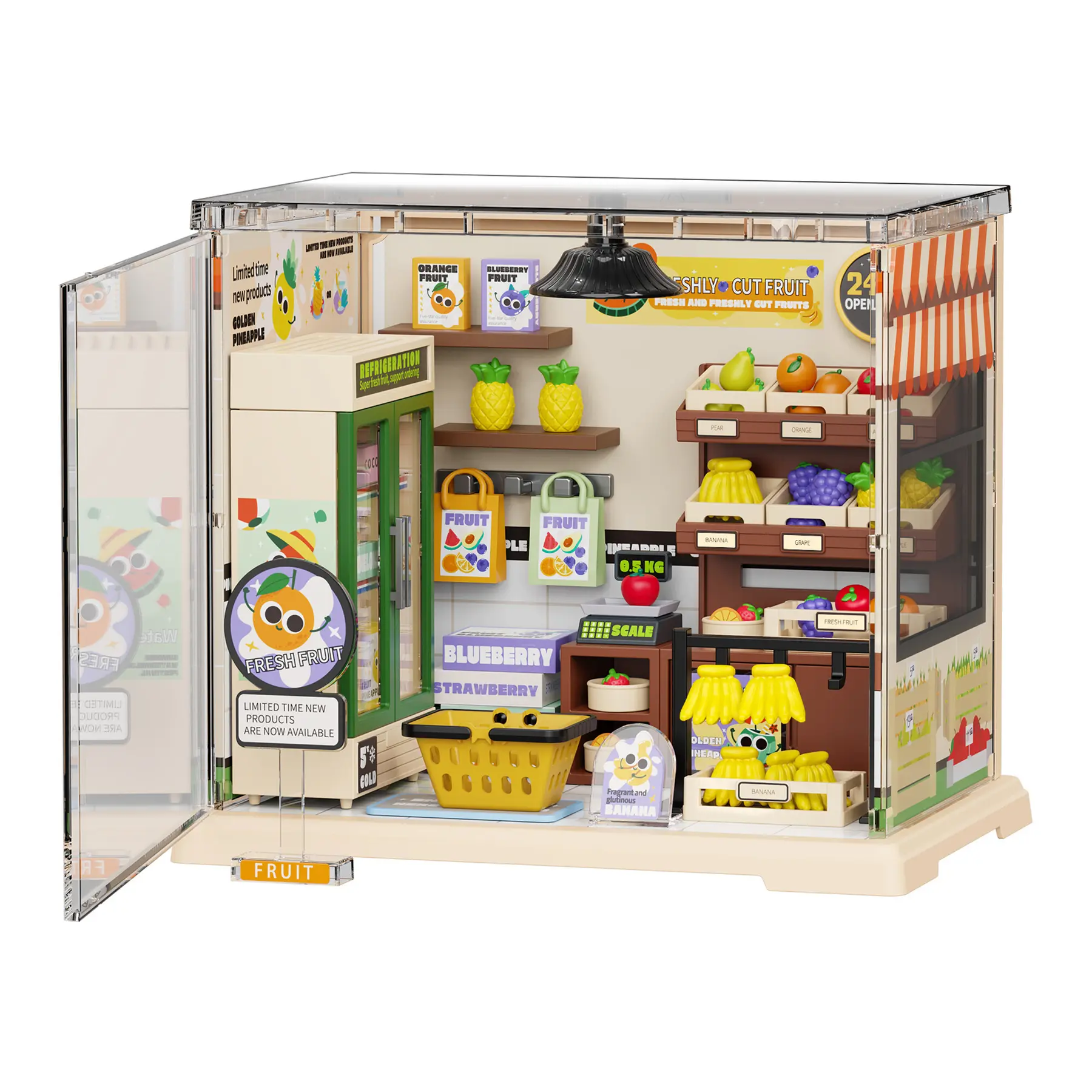 Maquette Greenslide Fruits Shop Led 103 Pièces Multicolore