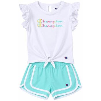 Ensemble Fille T-shirt Et Short Turquoise