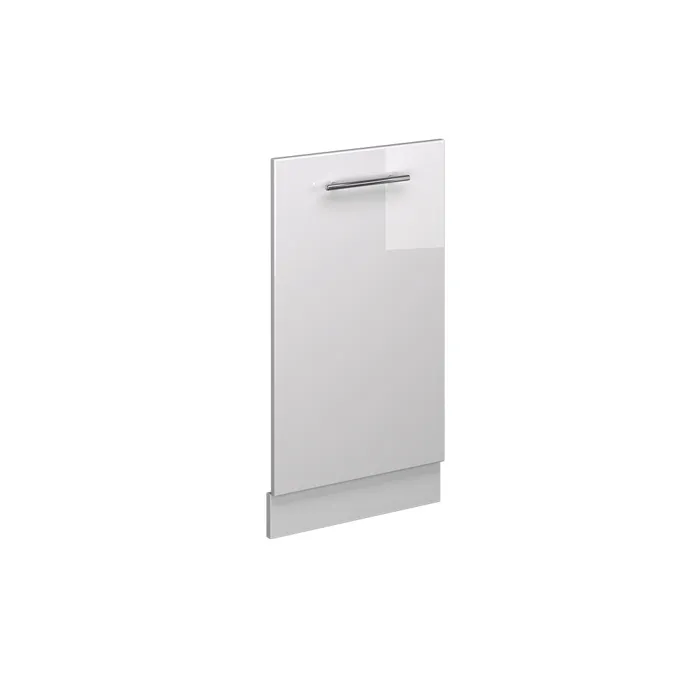 Vicco Façade de lave-vaisselle Blanc Haute brillance 45cm sans PT