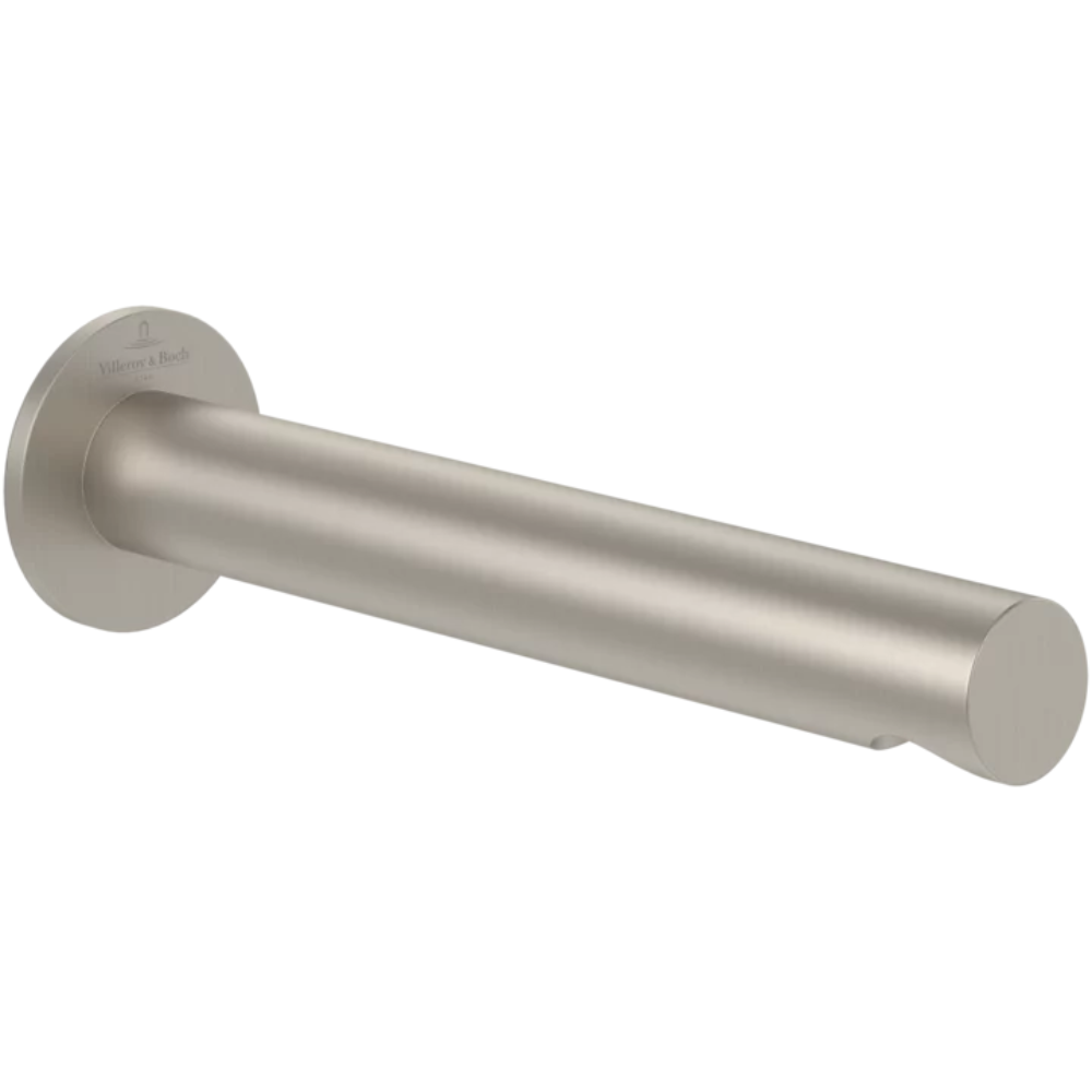 Bec de baignoire VILLEROY ET BOCH Loops & Friends montage mural Brushed Nickel Matt