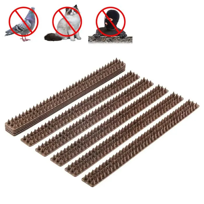 Lot 10 Pics Anti Intrusion FISHTEC 5 m Découpables Pose Visser Ou Coller