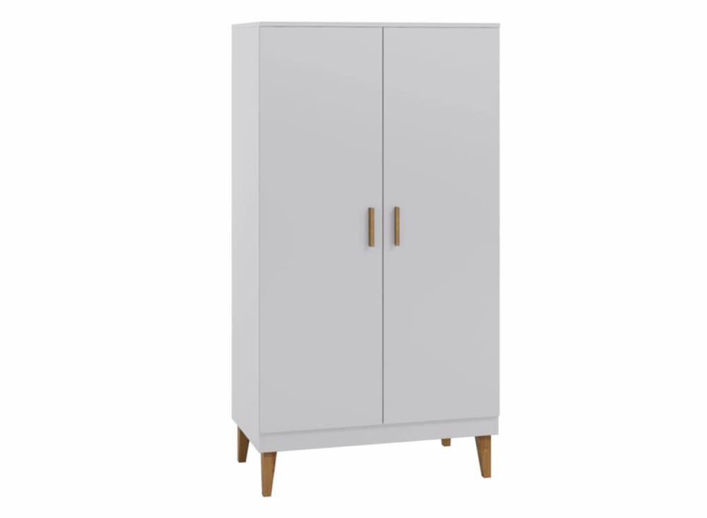 Armoire 2 Portes Kubi - Blanc