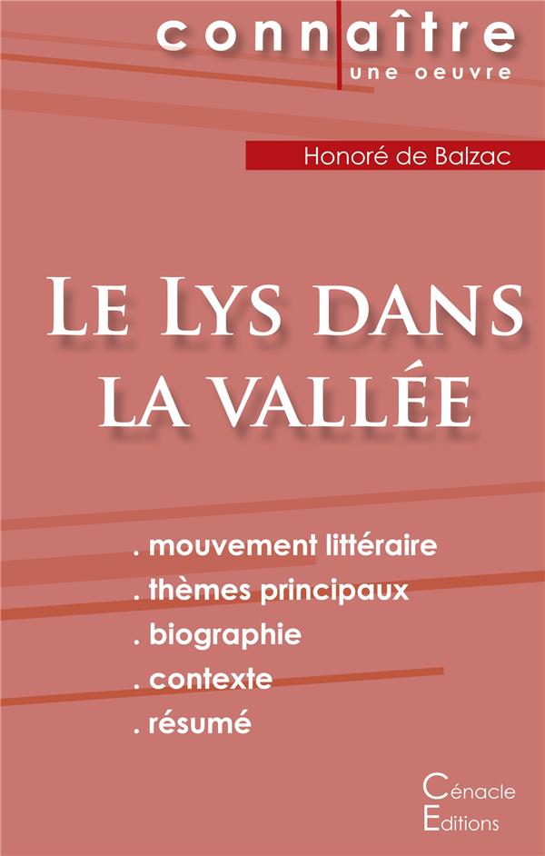 Le lys dans la vallée, d'Honoré de Balzac