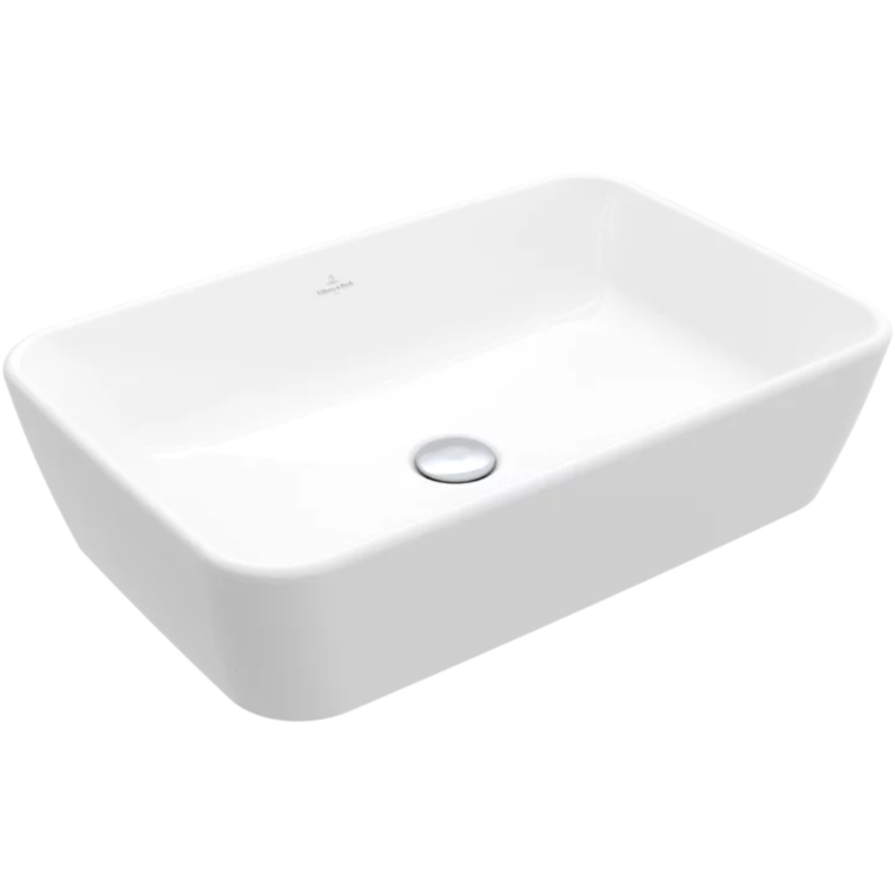 Vasque rectangle à poser VILLEROY ET BOCH Architectura 60 x 40,5 sans trop-plein