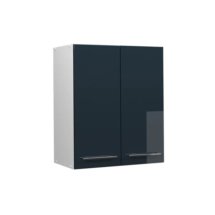 Vicco Elément haut de cuisine Bleu foncé brillant 60cm