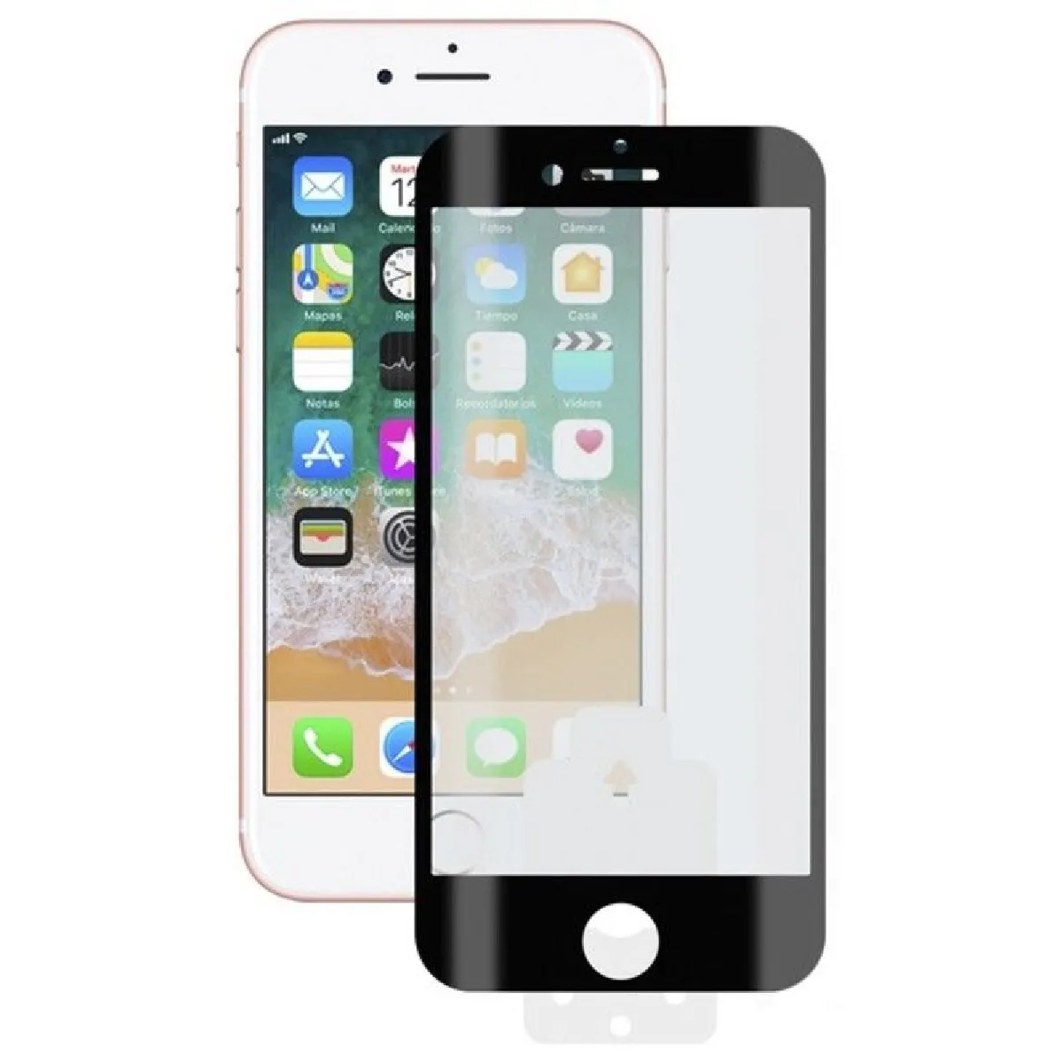 Film Protecteur En Verre Trempé Pour Téléphone Portable Iphone 7/8 Ksix