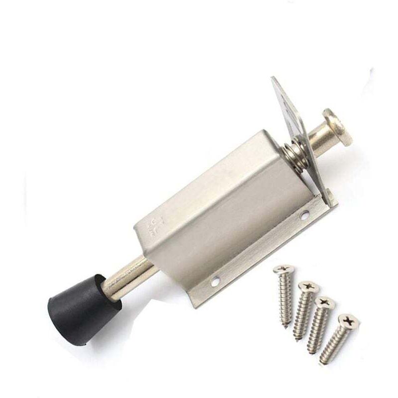Guide De Porte À Pédale 12-48 Mm En Acier Inoxydable Butoir De Porte Amortisseur De Sol Bloque-porte Cale À Pédale Quincaillerie