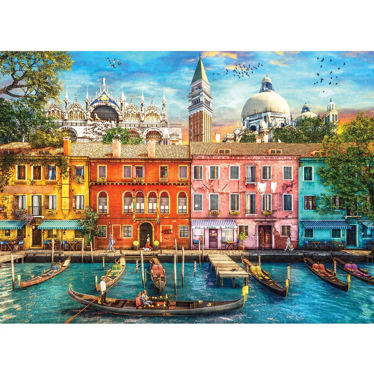 Gibsons Puzzle Colours Of Venice 1000 Pièces - Puzzle Ville