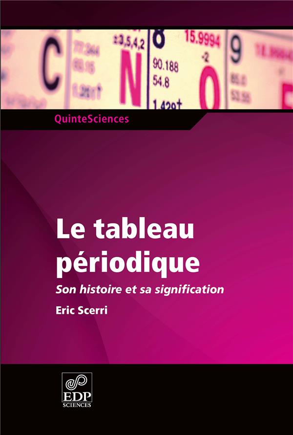 Le tableau périodique