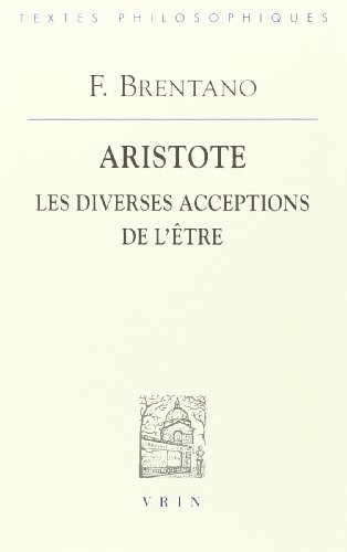 Aristote: les diverses acceptions de l'être