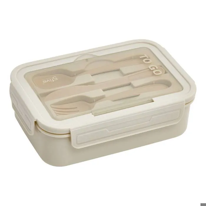 Lunch Box Rectangulaire 1,2l Beige - 5five