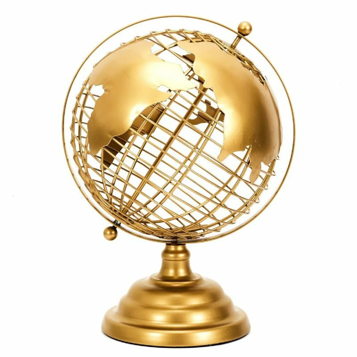 Globe Terrestre - HOME DECO FACTORY - Métal Doré