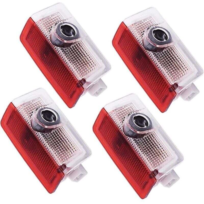 4 Pièces Projecteur De Lumière De Voiture Pour Mercedes Benz, Lumière De Porte De Voiture, Projecteur De Porte De Voiture Pour Série A B C E M G W166 W176 W205 W212