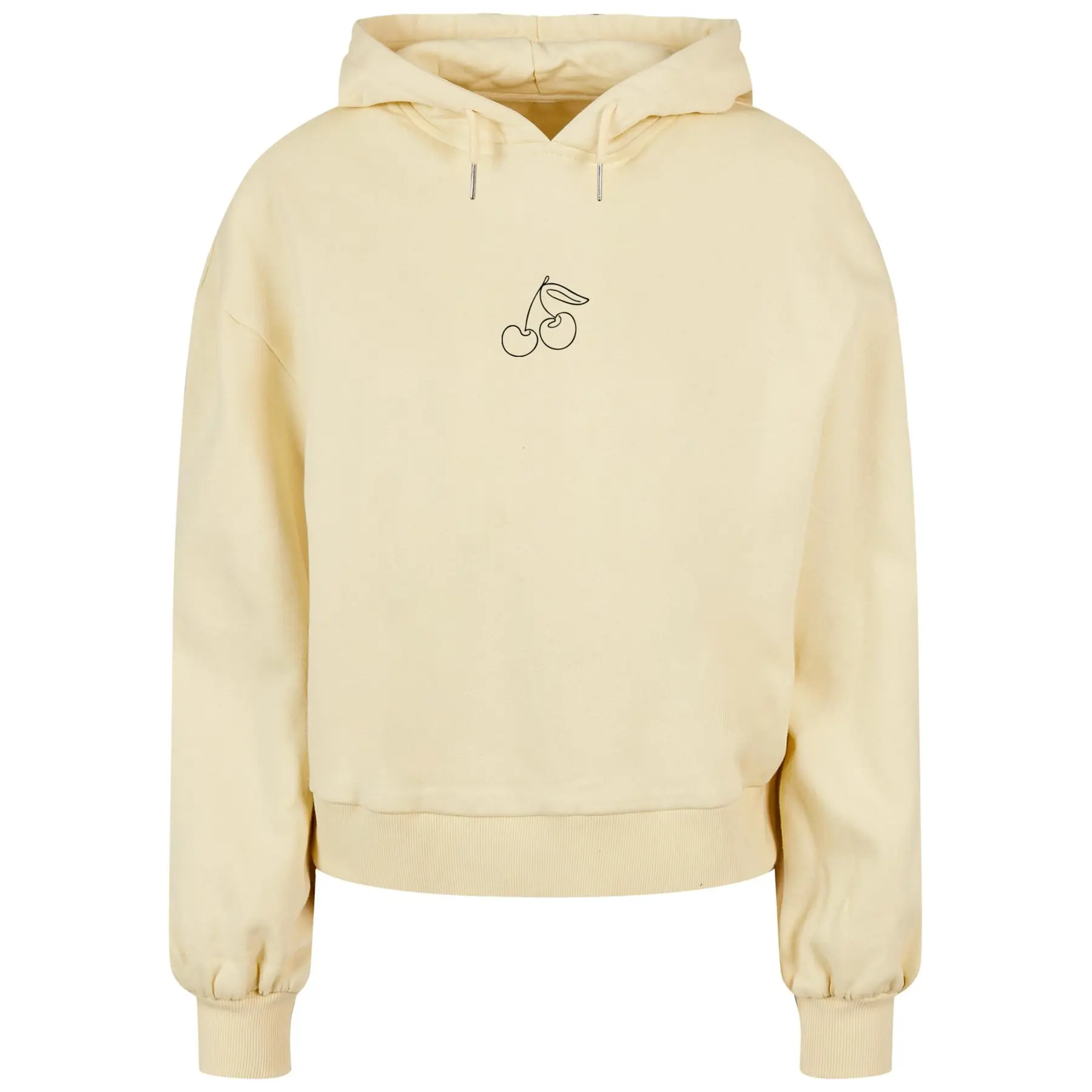 Sweatshirt à capuche oversize femme Merchcode Cherry Organic