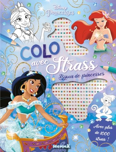 Disney Princesses - Colo avec strass - Bijoux de princesses - Avec plus de 1000 strass!