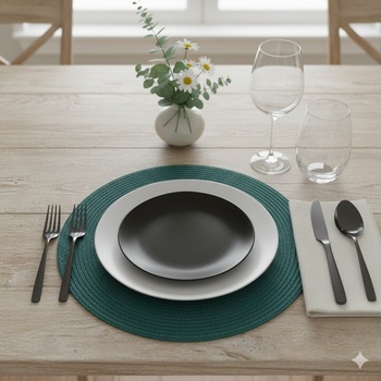 Set de table façon tressé design et moderne