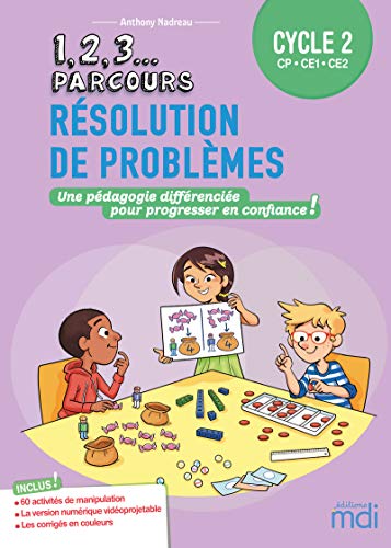 1, 2, 3... parcours, résolution de problèmes CP, CE1, CE2, cycle 2
