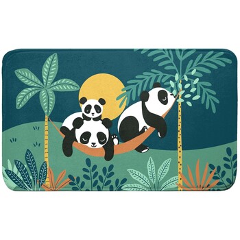 Tapis Enfant 45 X 75 Cm Velours Panda